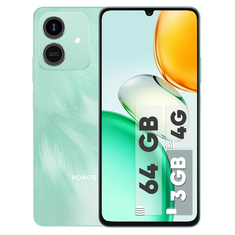 گوشی موبایل آنر مدل Play10 دو سیم کارت ظرفیت 64 گیگابایت و رم 3 گیگابایت - 18 ماه گارانتی شرکتی و ریجستر شده