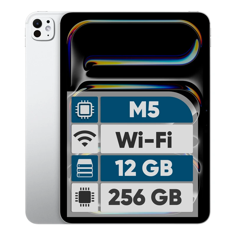 آیپد ۱۱ اینچ اپل مدل IPad Pro 2025 M5 Wi-Fi ظرفیت 256 گیگابایت و رم 12 گیگابایت - گارانتی دارد