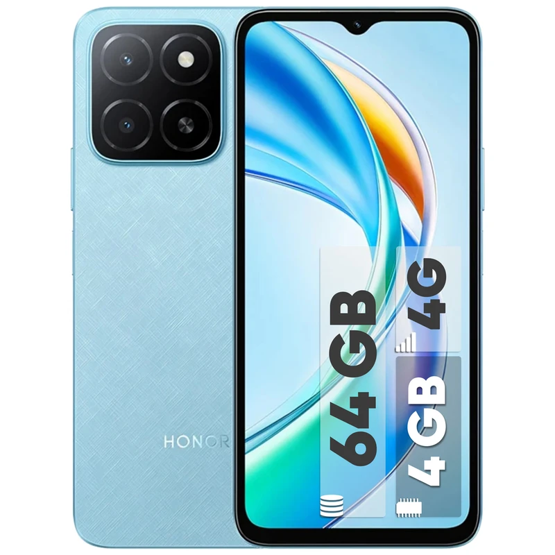 گوشی موبایل آنر مدل X5b دو سیم‌کارت ظرفیت 64 گیگابایت و رم 4 گیگابایت - دارای 18 ماه گارانتی و ریجستر شده