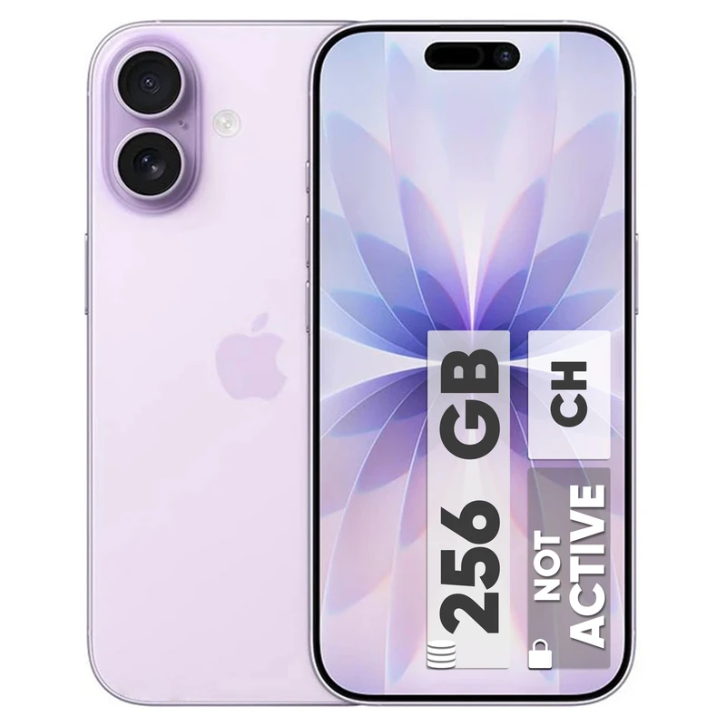 گوشی موبایل اپل مدل iPhone 17 CH دو سیم کارت ظرفیت 256 گیگابایت و رم 8 گیگابایت - نات اکتیو - دارای 18 ماه گارانتی و ریجستر شده
