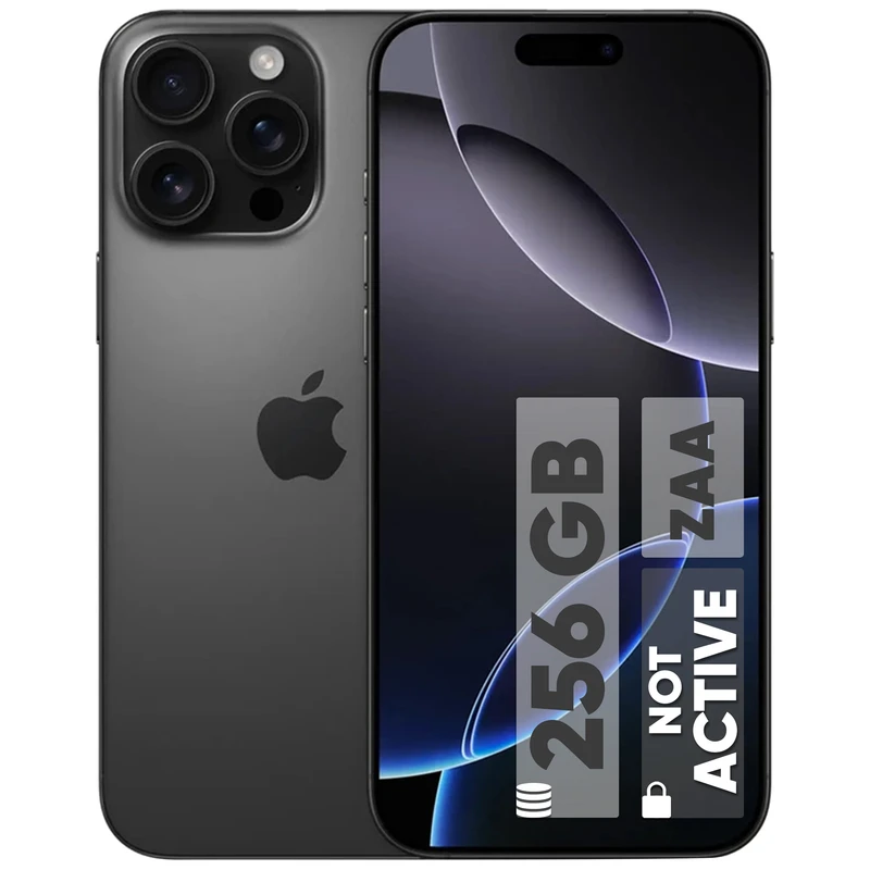گوشی موبایل اپل مدل (Not Active) iPhone 16 Pro Max ZAA دو سیم کارت ظرفیت 256 گیگابایت و رم 8 گیگابایت - 18 ماه گارانتی شرکتی و ریجستر شده