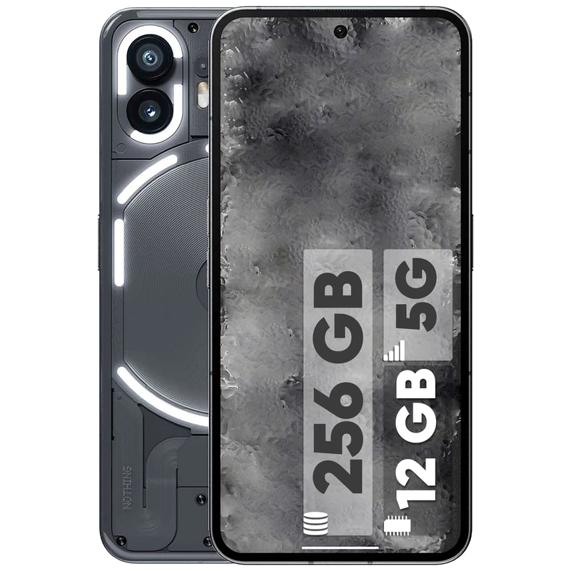 گوشی موبایل ناتینگ مدل Phone 2 دو سیم کارت ظرفیت 256 گیگابایت و رم 12 گیگابایت - 18 ماه گارانتی شرکتی و ریجستر شده