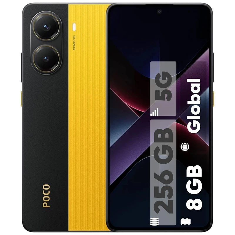 گوشی موبایل شیائومی مدل Poco X7 Pro دو سیم کارت ظرفیت 256 گیگابایت و رم 8 گیگابایت - گلوبال - 18 ماه گارانتی شرکتی و ریجستر شده