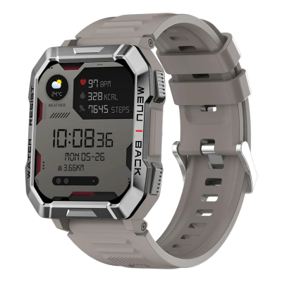 ساعت هوشمند بلک ویو مدل W60 دارای قابلیت‌ های صفحه نمایش رنگی، صفحه نمایش لمسی، کنترل ضربان قلب، بند سیلیکون