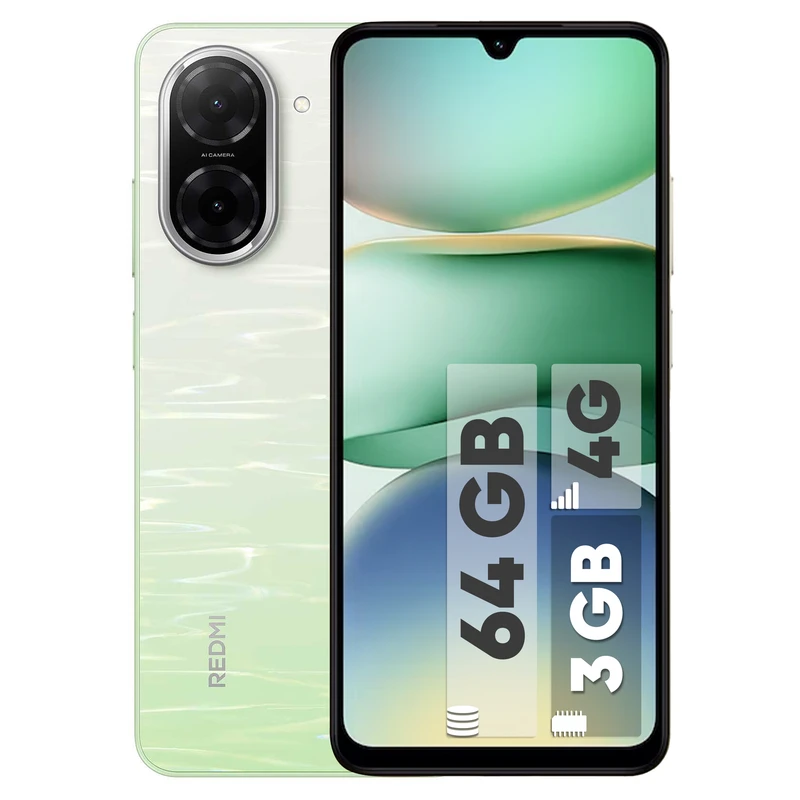 گوشی موبایل شیائومی مدل Redmi A5 دو سیم کارت ظرفیت 64 گیگابایت و رم 3 گیگابایت - گلوبال - نسخه به همراه شارژر - دارای 18 ماه گارانتی و ریجستر شده