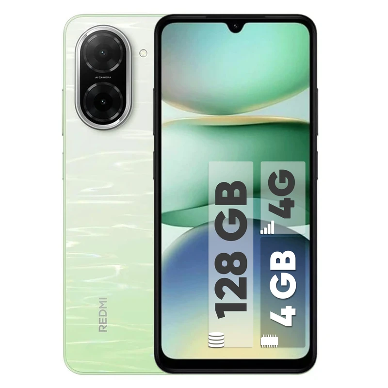 گوشی موبایل شیائومی مدل Redmi A5 دو سیم کارت ظرفیت 128 گیگابایت و رم 4 گیگابایت - گلوبال - نسخه به همراه شارژر - دارای 18 ماه گارانتی و ریجستر شده