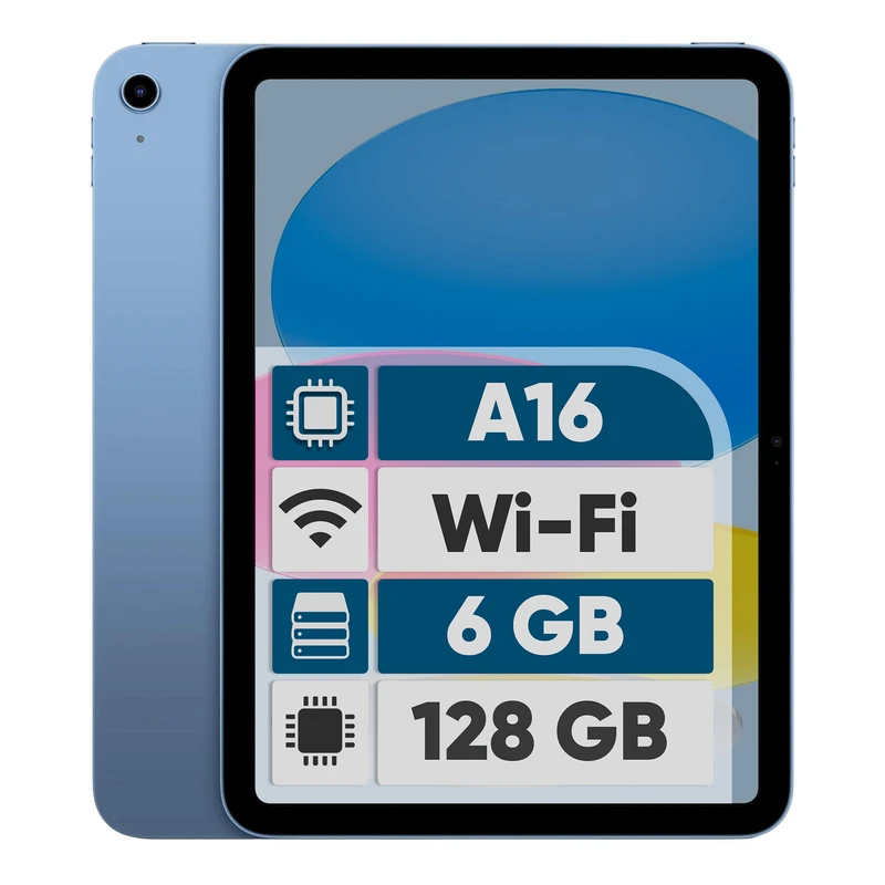 آیپد 11 اینچ اپل مدل iPad A16 2025 Wi-Fi ظرفیت 128 گیگابایت و رم 6 گیگابایت - گارانتی دارد
