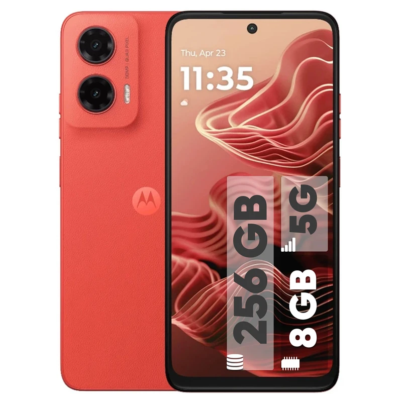 گوشی موبایل موتورولا مدل Moto G35 5g دو سیم کارت ظرفیت 256 گیگابایت و رم 8 گیگابایت - 18 ماه گارانتی شرکتی و ریجستر شده - شامل جشنواره بلک فرایدی تا 15 آذر