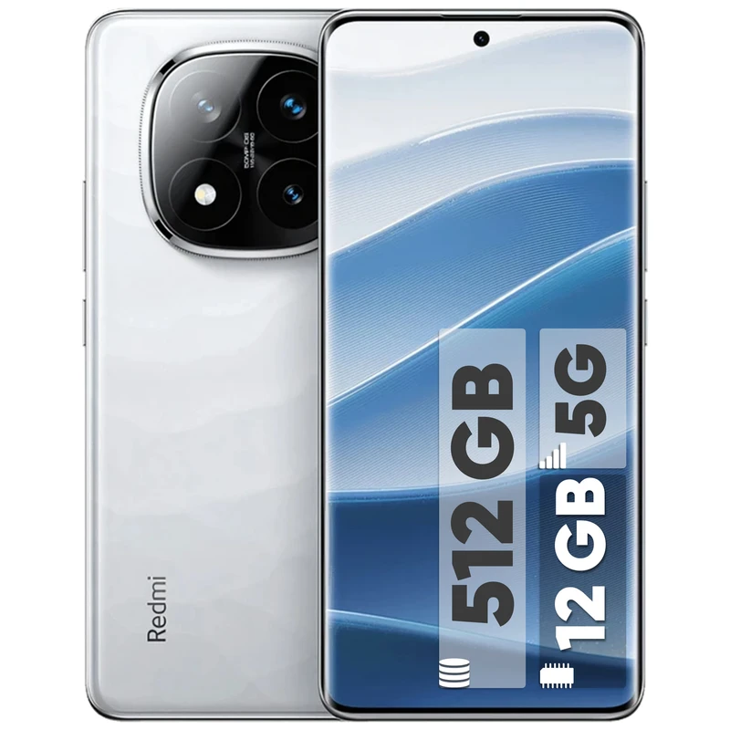 گوشی موبایل شیائومی مدل Redmi Note 14 Pro Plus 5G دو سیم کارت ظرفیت 512 گیگابایت و رم 12 گیگابایت - گلوبال - 18 ماه گارانتی شرکتی و ریجستر شده