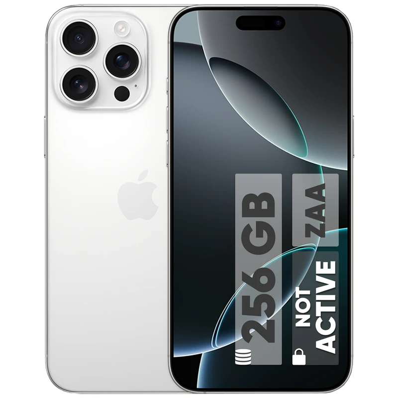 گوشی موبایل اپل مدل (Not Active) iPhone 16 Pro ZAA دو سیم کارت ظرفیت 256 گیگابایت و رم 8 گیگابایت -  18 ماه گارانتی شرکتی و ریجستر شده