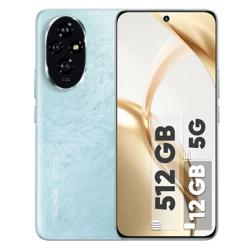 گوشی آنر 200 5G رجیستر‌شده دو سیم‌کارت 512 گیگابایت با رم 12 گیگابایت - دارای 18 ماه گارانتی و ریجستر شده