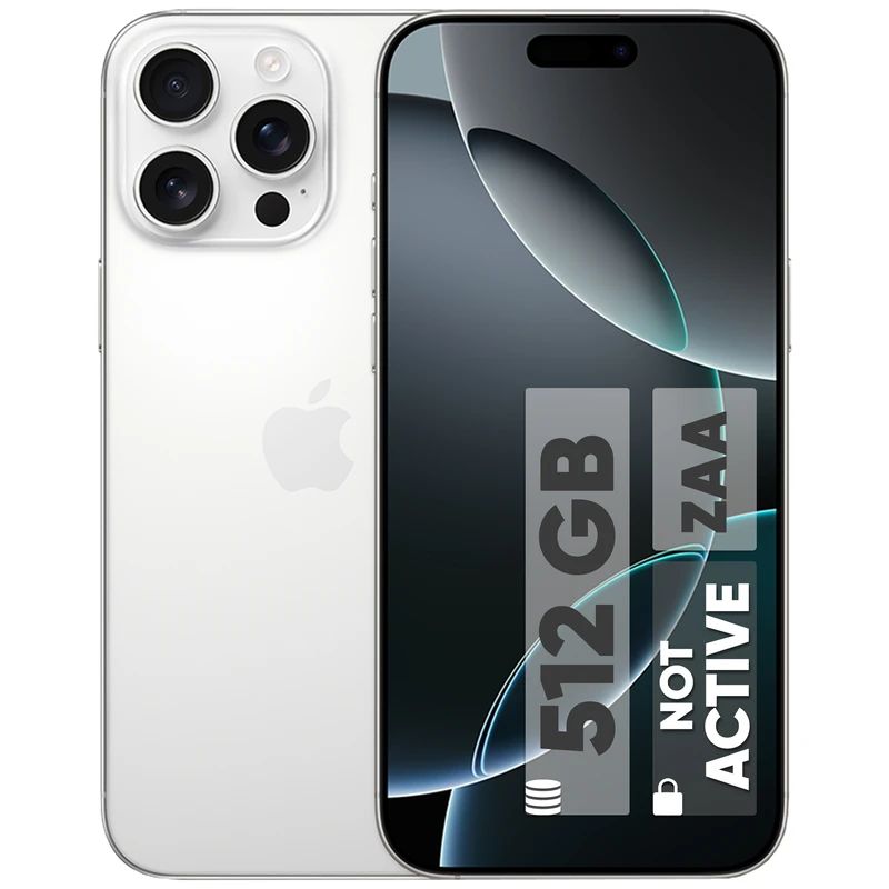 گوشی موبایل اپل مدل (Not Active) iPhone 16 Pro ZAA دو سیم کارت ظرفیت 512 گیگابایت و رم 8 گیگابایت - 18 ماه گارانتی شرکتی و ریجستر شده