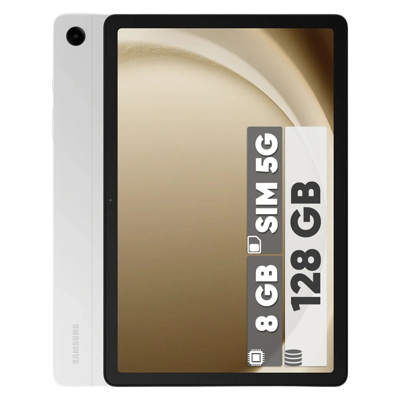 تبلت 11 اینچ سامسونگ مدل  Galaxy Tab A9 Plus 5G - X216B ظرفیت 128 گیگابایت و رم 8 گیگابایت - 18 ماه گارانتی شرکتی و ریجستر شده